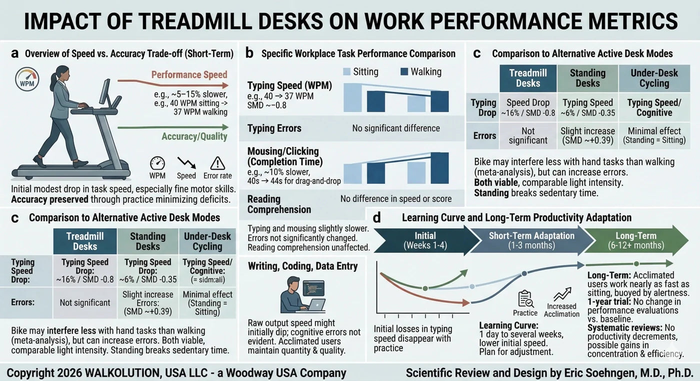 Poster on impact of treadmill desks on work performance metrics
